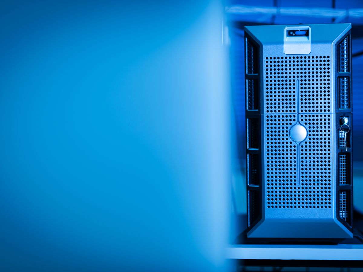 Secure data center server